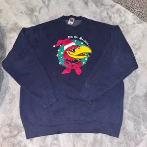 Vintage ku Christmas crewneck